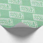 PAUSE PRAY PROCEED GESCHENKPAPIER (Ecke)