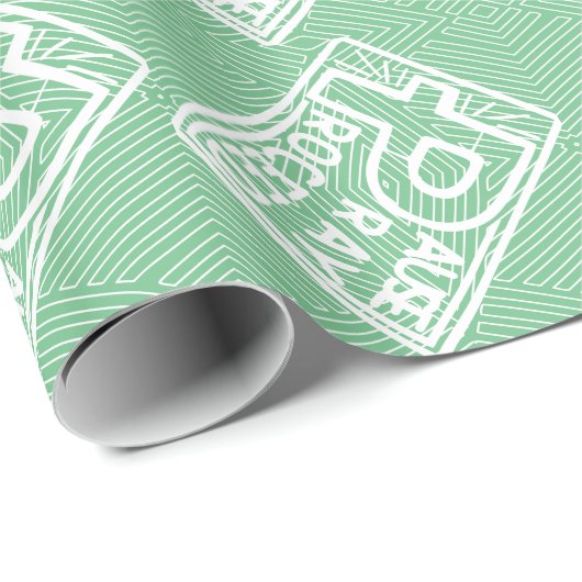 PAUSE PRAY PROCEED GESCHENKPAPIER (Rolleneckpunkt)