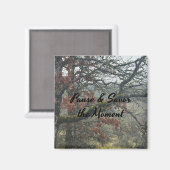 Pause & Speichern des Augenblicks Hygge Magnet (Vorderseite/Rückseite)