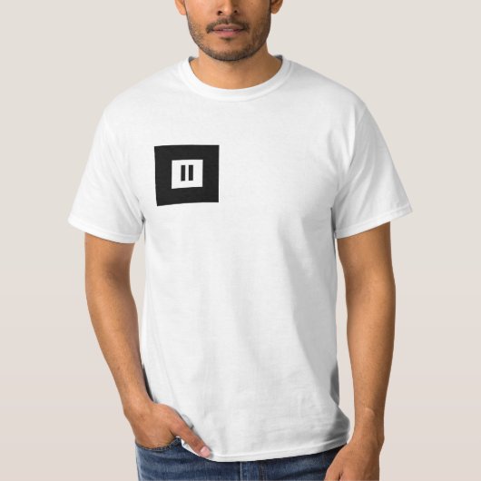 pause T-Shirt (Vorderseite)