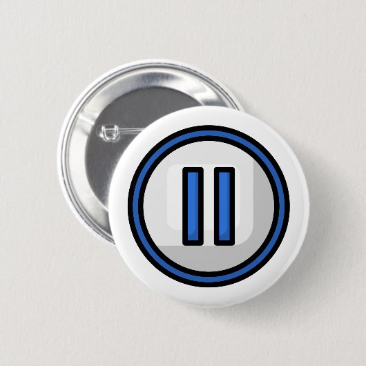 Pause-Taste und Button: Adorable Button (Vorne & Hinten)
