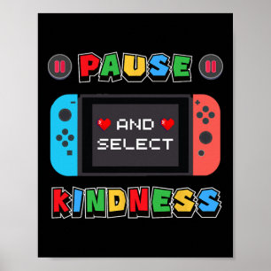 Pause und Auswahl der Anti-Bullying-Einheit des Ki Poster