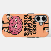 "Paused Game Brain - Gaming Mode aktiviert" Case-Mate iPhone Hülle (Rückseite (Horizontal))