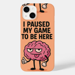 "Paused Game Brain - Gaming Mode aktiviert" Case-Mate iPhone 14 Hülle