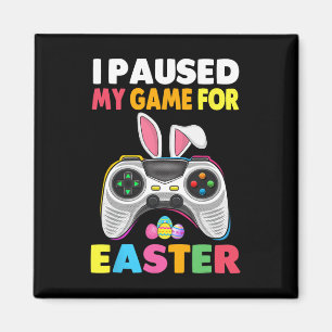 Pausen mein Spiel für Osterboy Gamer Video Control Magnet