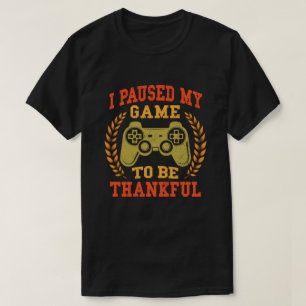 Pausen mein Spiel Glücklicherweise Video Gamer Ern T-Shirt