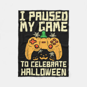 Pausen mein Spiel Halloween Gamer-Kostüm-Jungs Fleecedecke