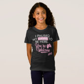 Pausen Spiel Pastel Pink Girly Slogan Gamer Girl T-Shirt (Vorne ganz)