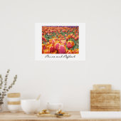 Pausen und Reflektorkunst drucken farbenfrohe Tuli Poster (Küche)