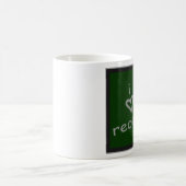 Pausentafel des Herzens I Kaffeetasse (Mittel)