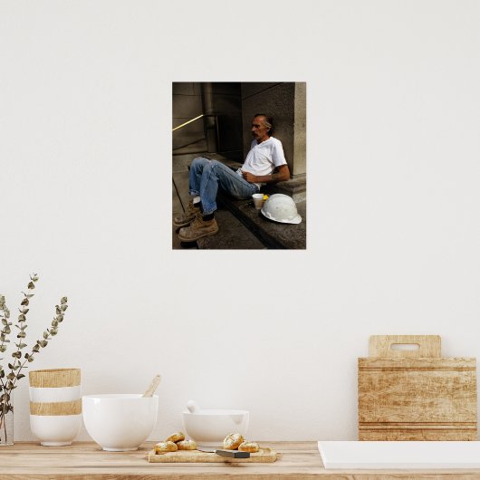 Pausenzeit Poster (Küche)