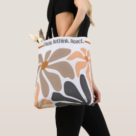 Pausieren. Überdenken. Reagieren. Tasche
