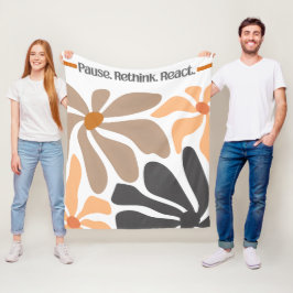 Pausieren. Umdenken. Reagieren. Fleecedecke