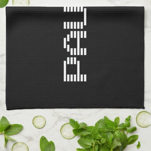 PAUSIERT GESCHIRRTUCH (Gefaltet)