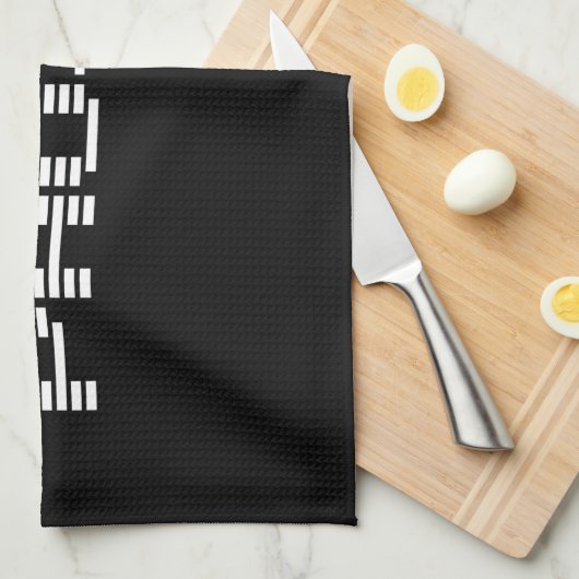 PAUSIERT GESCHIRRTUCH (Viertel Falte)