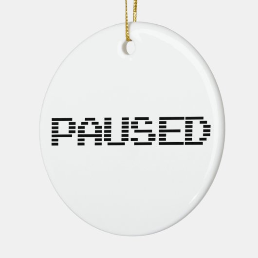 PAUSIERT KERAMIK ORNAMENT (Links)