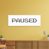 PAUSIERT LEINWANDDRUCK (Insitu (Wohnzimmer))