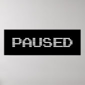 PAUSIERT POSTER (Vorne)