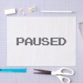 PAUSIERT SEIDENPAPIER (Handwerk)
