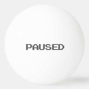 PAUSIERT TISCHTENNISBALL