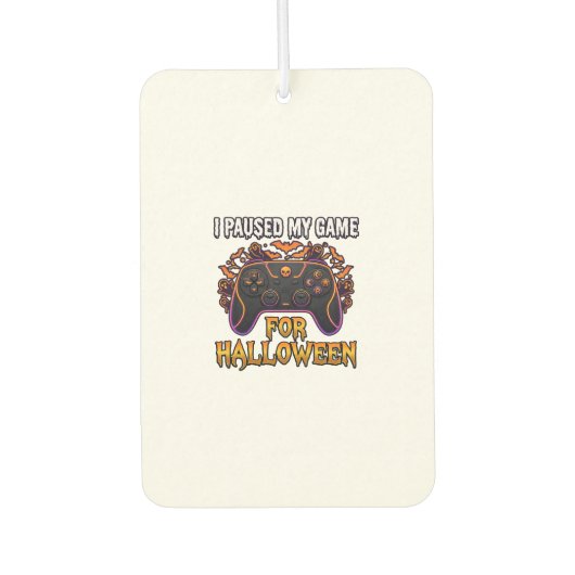 Pausiertes Spiel Halloween Controller Fledermäuse  Autolufterfrischer (Vorderseite)
