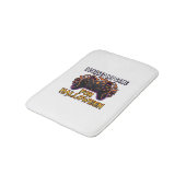 Pausiertes Spiel Halloween Controller Fledermäuse Badematte (Schrägansicht)