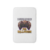 Pausiertes Spiel Halloween Controller Fledermäuse Badematte (Vorderseite Vertikal)