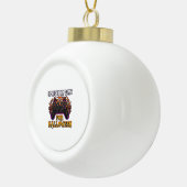 Pausiertes Spiel Halloween Controller Fledermäuse Keramik Kugel-Ornament (Rechts)
