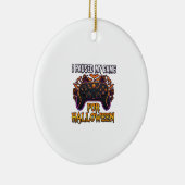 Pausiertes Spiel Halloween Controller Fledermäuse Keramik Ornament (Rechts)