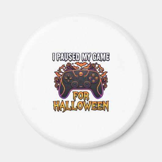 Pausiertes Spiel Halloween Controller Fledermäuse Magnet (Vorne)