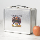 Pausiertes Spiel Halloween Controller Fledermäuse  Metall Brotdose (Beispiel)