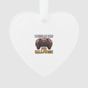 Pausiertes Spiel Halloween Controller Fledermäuse Ornament