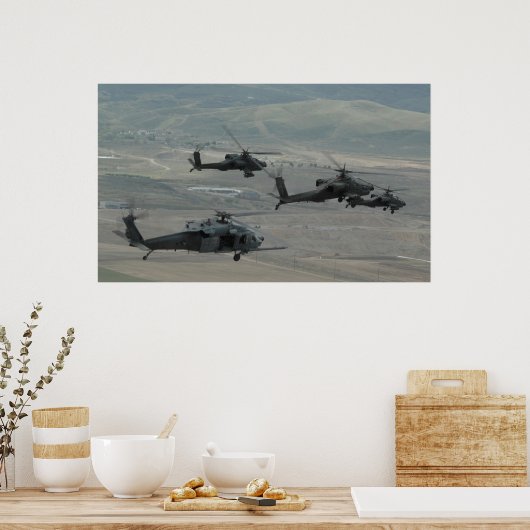 Pave Hawks und Apaches Poster (Küche)