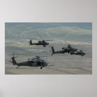 Pave Hawks und Apaches Poster