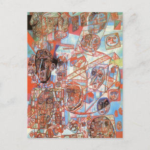 Pavel Filonov - Ein Mann in der Welt Postkarte