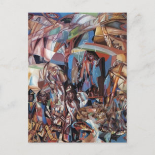 Pavel Filonov - Fischerei Schooner Postkarte