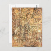 Pavel Filonov - Nach dem Raid Postkarte (Vorne/Hinten)