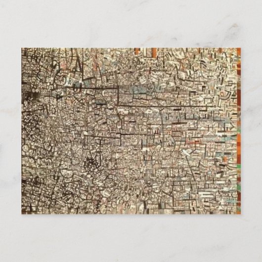 Pavel Filonov ohne Titel (nicht objektive Zusammen Postkarte (Vorderseite)