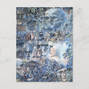 Pavel Filonov: Shostakovichs erste Symphonie Postkarte