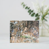 Pavel Filonov - Unbenannt (die Fahrer) Postkarte (Stehend Vorderseite)