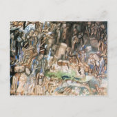 Pavel Filonov - Unbenannt (die Fahrer) Postkarte (Vorderseite)