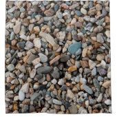 Pavement pebble textureabstract, home decor, backg duschvorhang (Vorderseite)