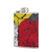 Pavement Road Paint Art - Cool - Spaß Flachmann (Links)