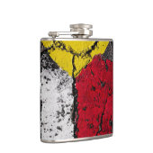 Pavement Road Paint Art - Cool - Spaß Flachmann (Rechts)