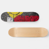 Pavement Road Paint Art - Cool - Spaß Skateboard (Horizontal)
