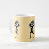 Pavian baboon kaffeetasse (Vorderseite Links)