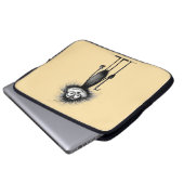 Pavian baboon laptopschutzhülle (Vorne Knopf)
