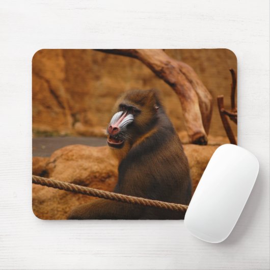 Pavian/Baboon Mousepad (Mit Mouse)