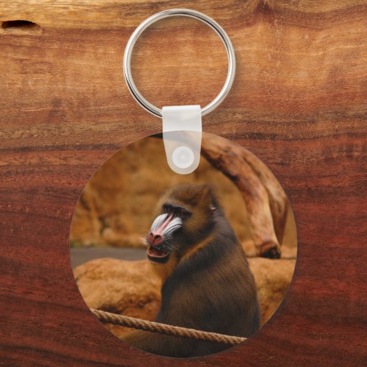 Pavian/Baboon Schlüsselanhänger (Vorderseite)