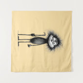 Pavian baboon wandteppich (Vorderseite (Horizontal))